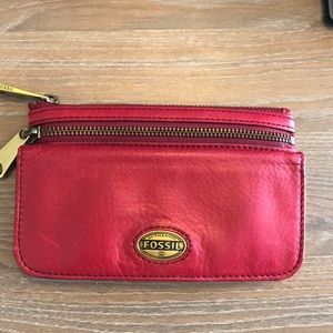 Fossil leather wallet